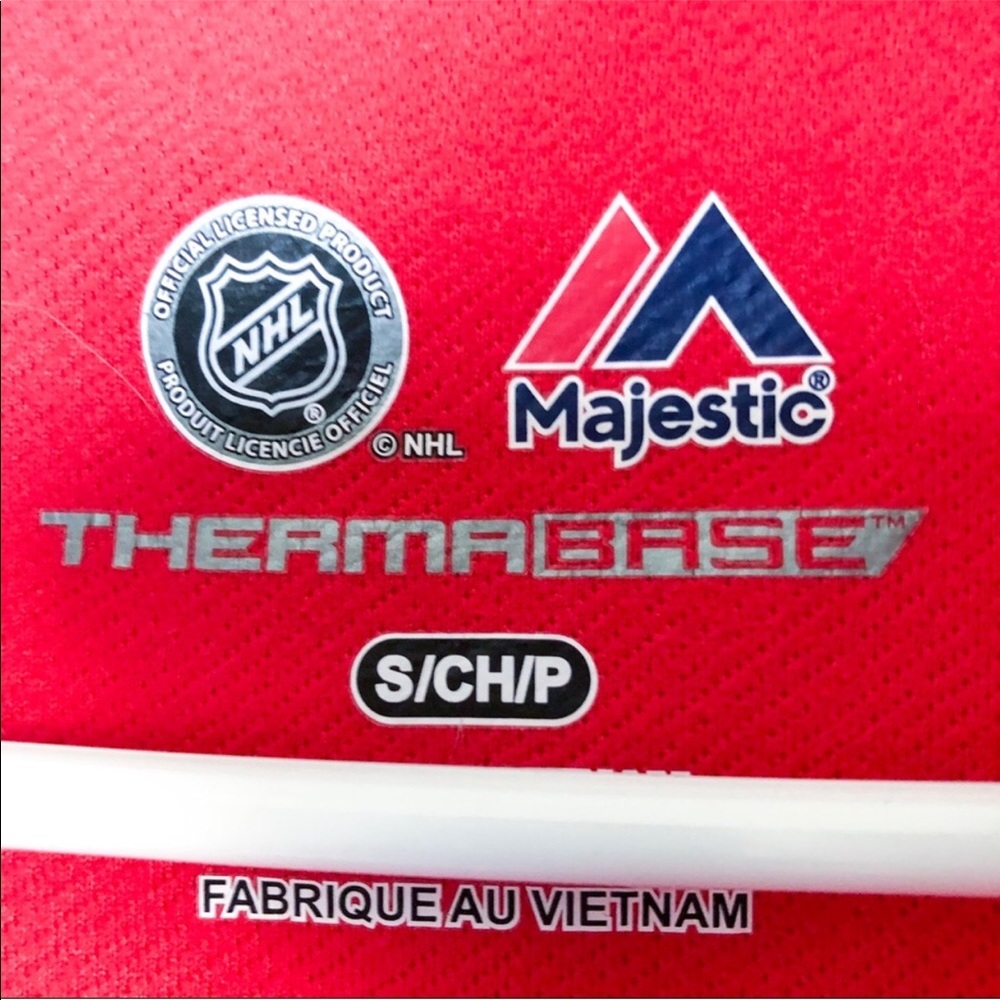 majestic | NHL washington capitals thermabase quarter half zip - Picture 4 of 5